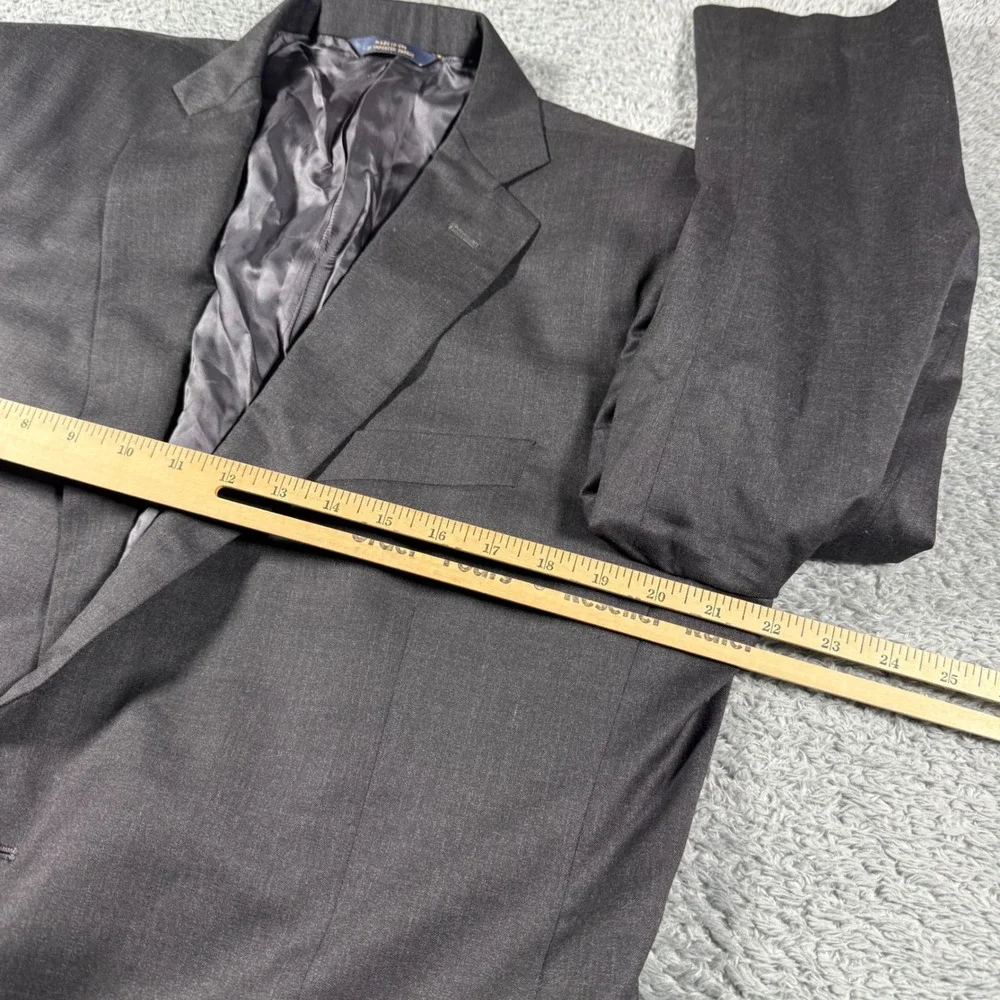 Brooks Brothers Trabaldo Togna Blazer Men 43R Grey Regent Estrato Wool SportCoat